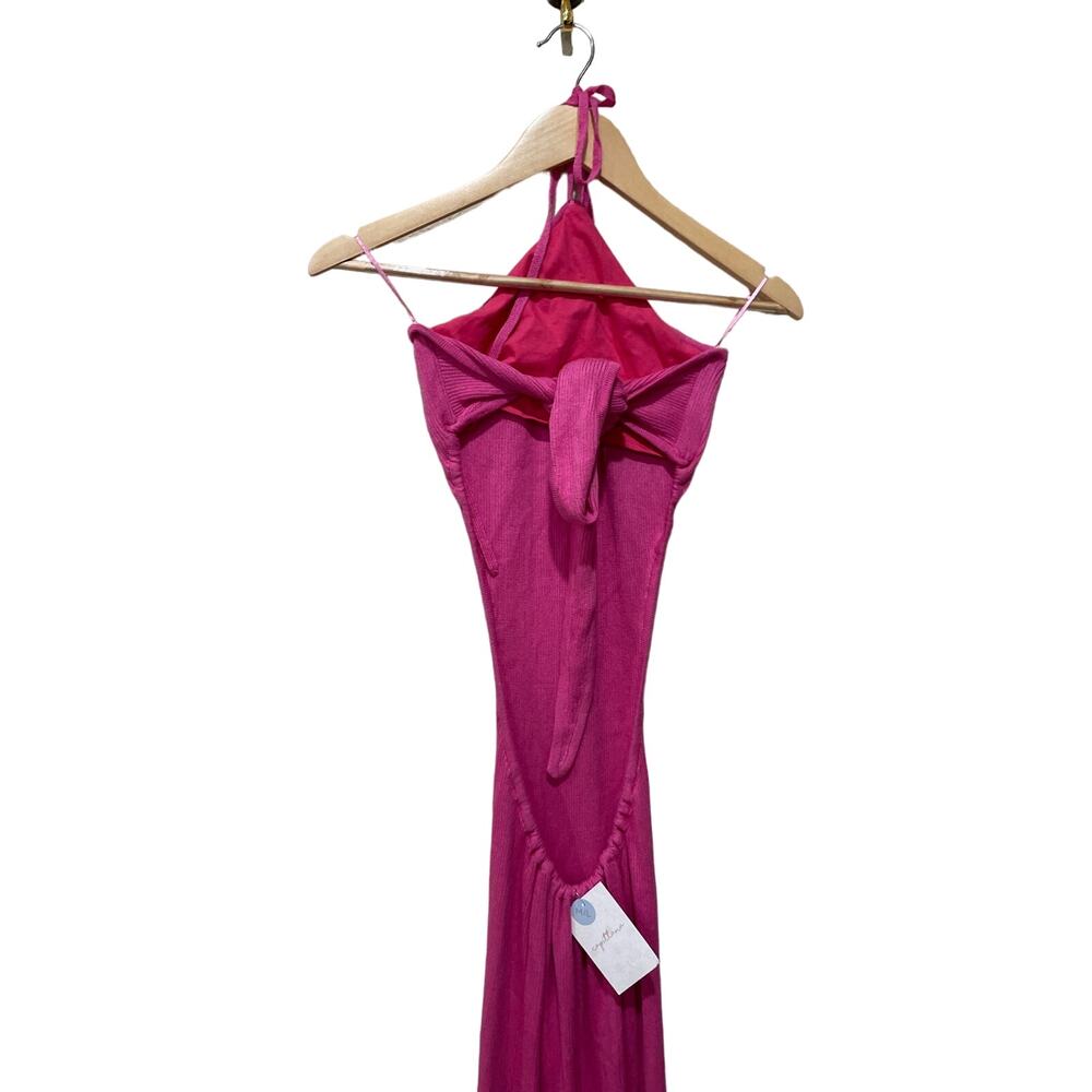 CAPITTANA Mika Halter Long Maxi Dress Size M/L - Picture 4 of 5